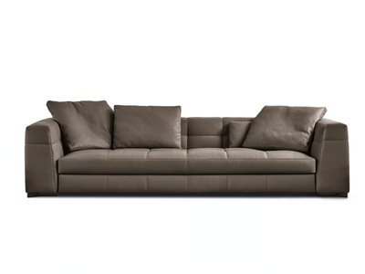 BLAZER - Leather sofa _ Minotti