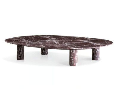 GLADSTONE - Oval marble coffee table _ Minotti