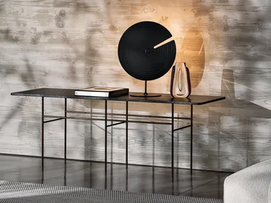 LELONG - Rectangular wooden console table _ Minotti