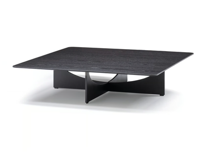LIDO - Low square ash coffee table _ Minotti