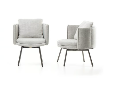 TORII - Upholstered fabric chair _ Minotti