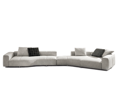 YVES - Modular fabric sofa _ Minotti