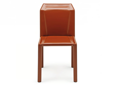 BRERA - Tanned leather chair _ MisuraEmme