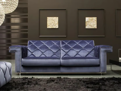 RIGEL - Tufted fabric sofa with headrest _ MitoHome