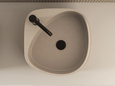 ELLETRE - Countertop concrete washbasin _ Moab