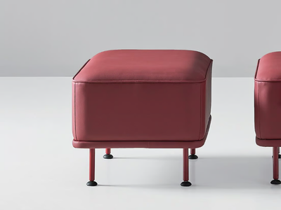 ALPE - Rectangular fabric pouf _ Mobboli