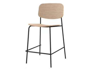 CAP 14 WTM / WTA - Wooden stool with back _ Mobboli