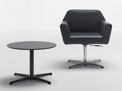 JAPAN 15.000 BG - With 4-spoke base height-adjustable leather chair _ Mobboli