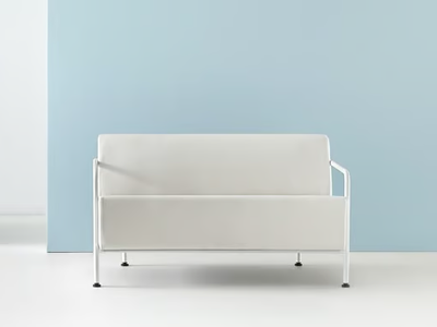 MOMMO MO2PB - Leather small sofa _ Mobboli