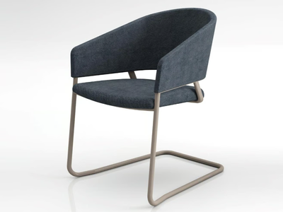 ODEI - Cantilever fabric chair _ Mobboli