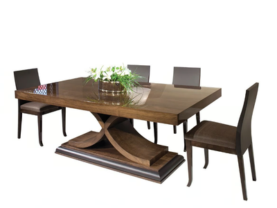 OSLO - Rectangular solid wood dining table _ Mobi