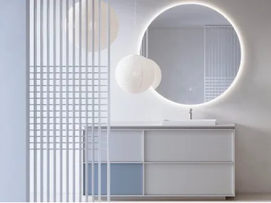 ZEN 6 - HPL vanity unit with drawers _ Mobilcrab
