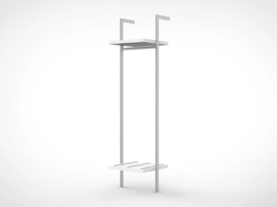 URBAN AM 01 - Clothes rack / Luggage carrier _ Mobilspazio
