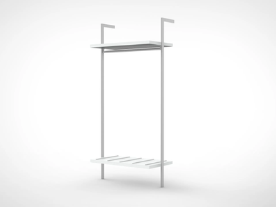 URBAN AM 04 - Clothes rack / Luggage carrier _ Mobilspazio