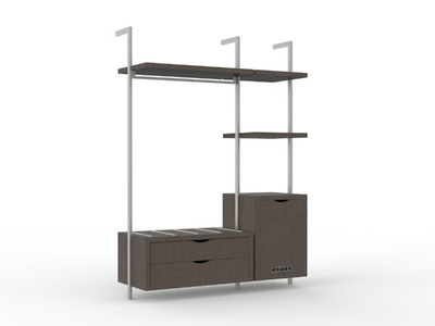 URBAN AM 06 - Clothes rack / Luggage carrier _ Mobilspazio