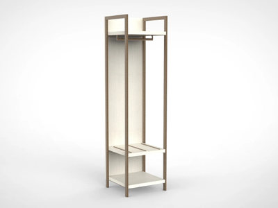 URBAN AM 10 - Clothes rack / Luggage carrier _ Mobilspazio