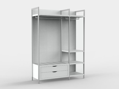URBAN AM 16 - Clothes rack / Luggage carrier _ Mobilspazio
