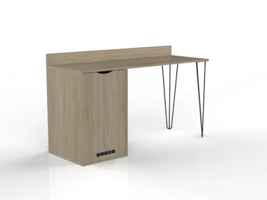 URBAN SM07 - Rectangular melamine-faced chipboard writing desk _ Mobilspazio