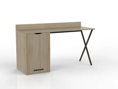 URBAN SM13 - Rectangular melamine-faced chipboard writing desk _ Mobilspazio