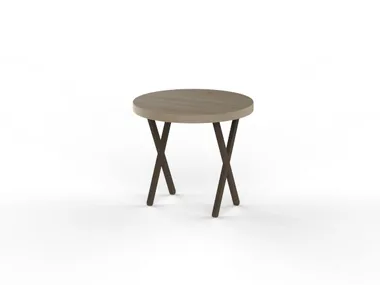 URBAN TV38 - Round melamine-faced chipboard coffee table _ Mobilspazio