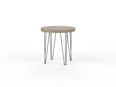 URBAN TV40 - Round melamine-faced chipboard coffee table _ Mobilspazio