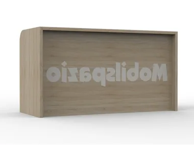 ZEUS BR 01 - Melamine-faced chipboard reception desk _ Mobilspazio