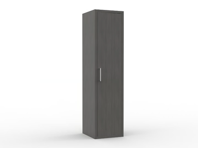 ZEUS PR 201 - Melamine-faced chipboard wardrobe with 1 door for hotel rooms _ Mobilspazio