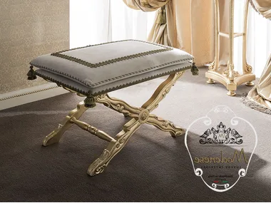 14532 - Low upholstered stool _ Modenese Luxury Interiors