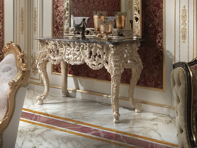 15609 - Rectangular wooden console table _ Modenese Luxury Interiors
