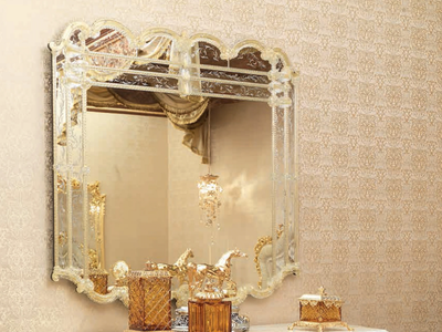 15657 - Rectangular wall-mounted mirror _ Modenese Luxury Interiors