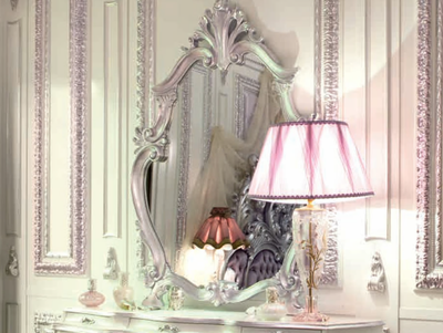 15661 - Oval wall-mounted mirror _ Modenese Luxury Interiors
