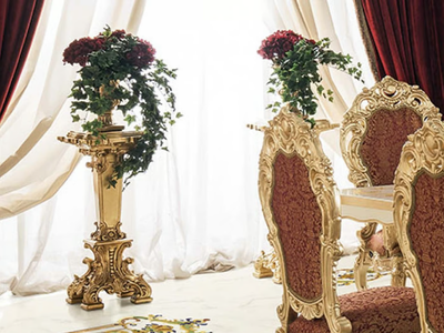 15675 - Wooden pedestal _ Modenese Luxury Interiors