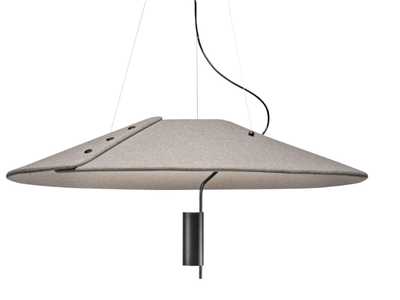 FRISÈ - Acoustic fabric pendant lamp _ Modo Luce