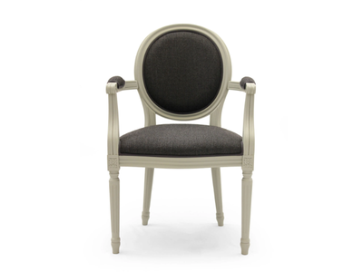 P 200 AMANDINE - Medallion fabric chair with armrests _ Modonutti