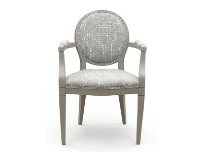 P ASHA - Upholstered beech chair with armrests _ Modonutti