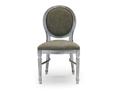 S 200/I AMANDINE - Stackable medallion fabric chair _ Modonutti