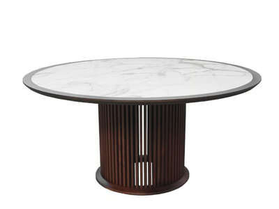 T GRECIA - Round ceramic dining table _ Modonutti