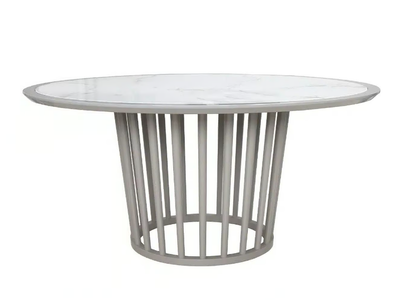 T TANGERI - Round ceramic dining table _ Modonutti