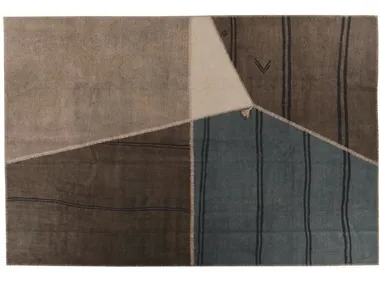 PRALINE - Rectangular handmade hemp rug _ Mohebban