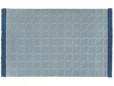 TWIGGY LIGHT BLUE - Hand-tufted rectangular wool rug _ Mohebban