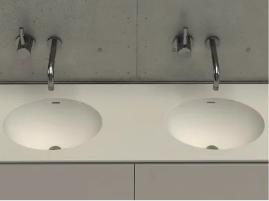 ELIPSE MODULE DOUBLE - Inset double oval washbasin _ MOMA Design