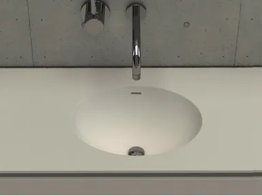 ELIPSE MODULE - Inset oval single washbasin _ MOMA Design