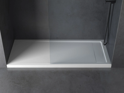 METRO - Rectangular Solid Surface shower tray _ MOMA Design