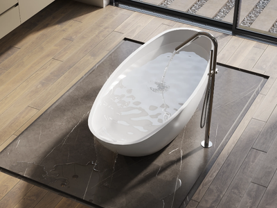 RUBY INFINITY - Freestanding oval bathtub _ MOMA Design