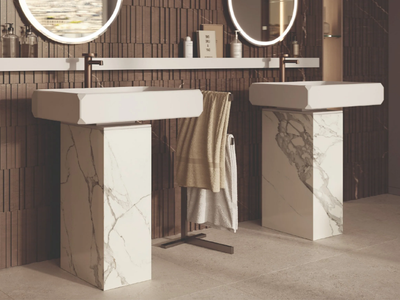 TOWER KEPLERO - Freestanding Solid Surface washbasin _ MOMA Design