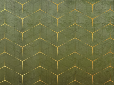 FAB-02 GOLD - Glass-fibre wall tiles / wallpaper _ MOMENTI
