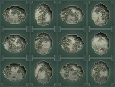STU-26 - Glass-fibre wall tiles / wallpaper _ MOMENTI
