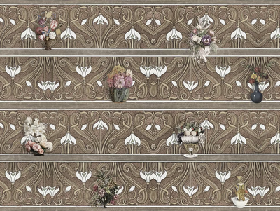 STU-30 - Glass-fibre wall tiles / wallpaper _ MOMENTI
