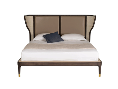 JOYCE - Double bed with upholstered headboard _ Morelato