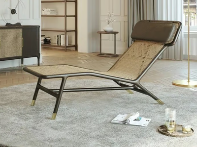 JOYCE - Vienna straw chaise longue _ Morelato